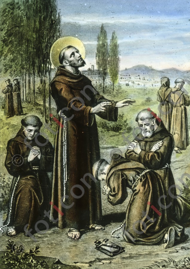 Hl. Franz von Assisi ; St. Francis of Assisi - Foto simon-173a-001.jpg | foticon.de - Bilddatenbank für Motive aus Geschichte und Kultur